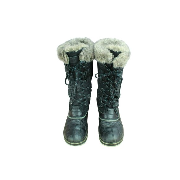 LL Bean Black Nylon Rangeley Waterproof Insulated Tall Pac Boots Size 10 - Picture 5 of 8